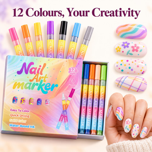 Colour nail art pens quick - art,