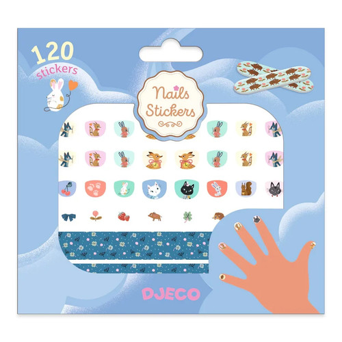 Girls nail stickers kids - 6,
