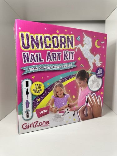 Girlzone unicorn nail art - unicorn,