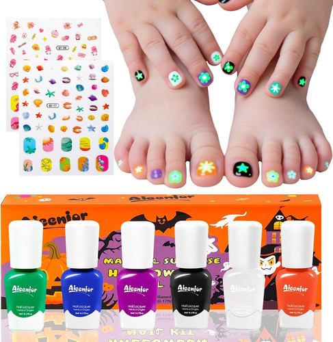 Kids nail polish set glow - glow, in