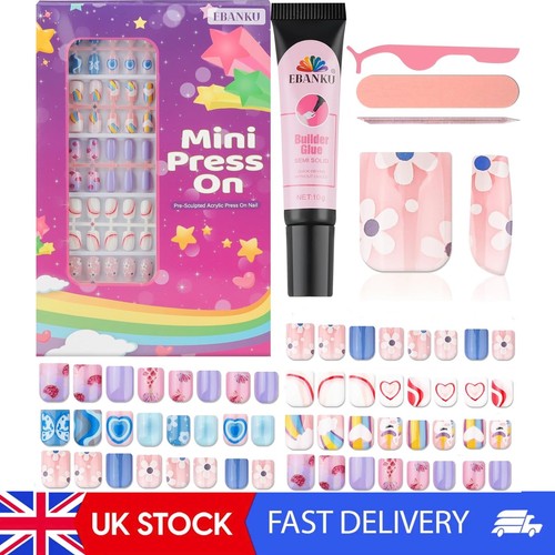 Children press nails set - press,