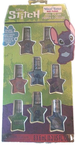 Disney stitch nail polish set