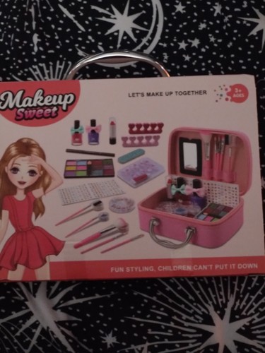 Girls pink makeup set - girls,