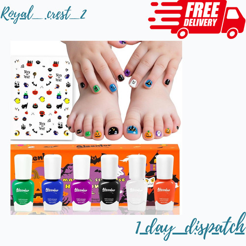 Halloween kids nail - halloween, polish