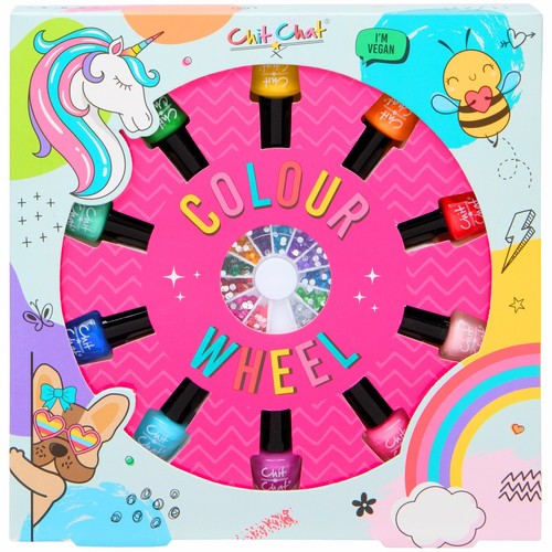 Girls rainbow nail varnish - rainbow,